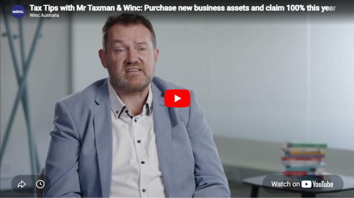 Tax Tip #2 – Purchase new business assets and claim 100% this year